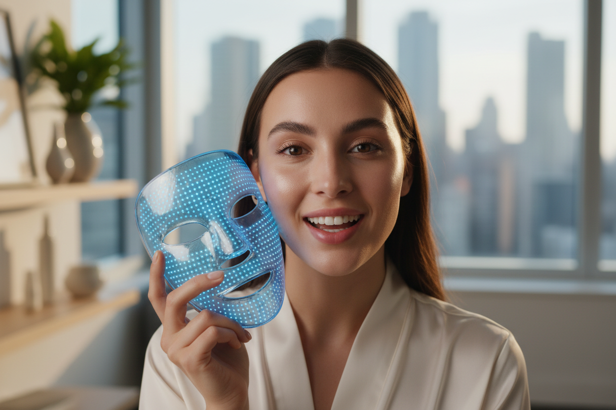 ✨ LED Light Therapy Face Mask – Professional Skin Rejuvenation at Home